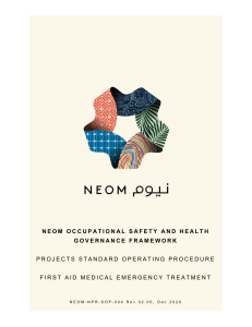 NEOM-NPR-SOP 04.0 - First Aid and Medical Emergency Treatment Rev 02