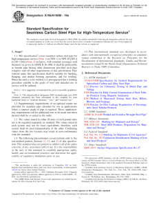 (STD) ASTM  A106-2019 Seamless Carbon Steel Pipe For High Temp