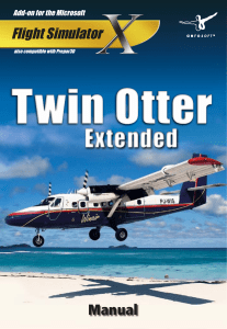 Twin Otter Extended Manual for Flight Simulator