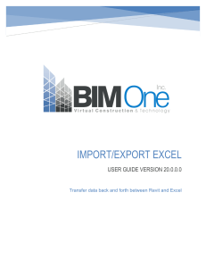 Import-Export Excel - User Guide