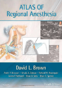 ATLAS of Regional Anesthesia