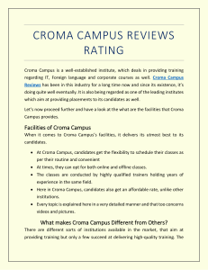 Croma Campus Reviews Rating
