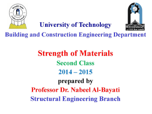 Strength of Materials - Lecture-6