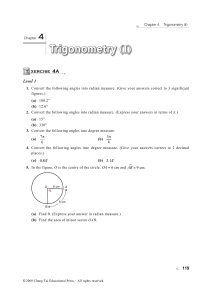 Ch4 Trigonometry(1) Q
