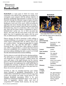 Basketball - Wikipedia