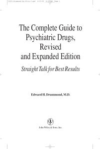 Edward H. Drummond - The Complete Guide to Psychiatric Drugs  Straight Talk for Best Results-Wiley (2006)