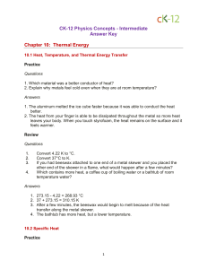 Phys Int CC Ch 10 - Thermal Energy - Answers PDF