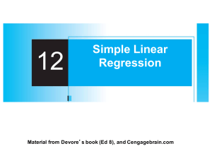 Simple Linear Regression 1