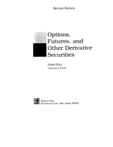 [Trading eBook] Options, Futures and Other Derivative Securities, John Hull