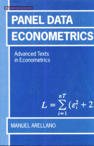 Arellano (2003) - Panel Data Econometrics 