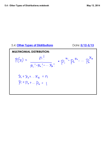 5.4 - Other Types of Distributions