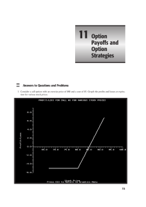 Option Payoffs & Strategies: Textbook Excerpt