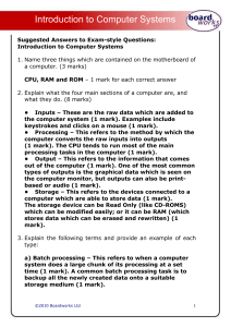 SA Introduction to Computer Systems