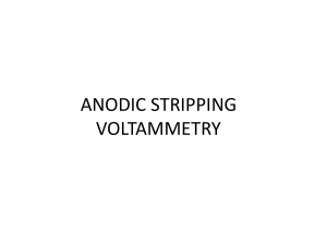Anodic Stripping voltammetry
