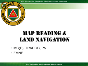 13.2 Map Reading and Land Navigation