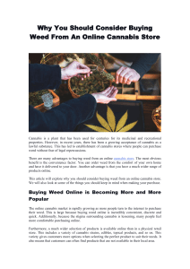Why You Should Consider Buying Weed From An Online