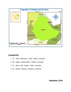 Ethiopian Geography and horn