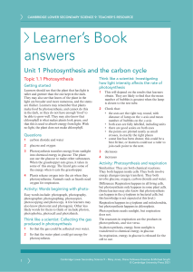 Lower Secondary Science 9 learner book answers
