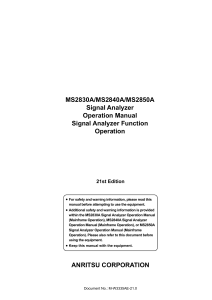 MS2830A 40A 50A SignalAnalyzer Operation Manual e 21 0