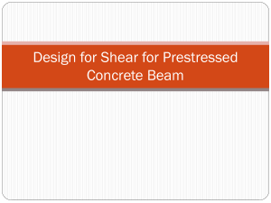 1.Design for Shear for Prestressed Concrete