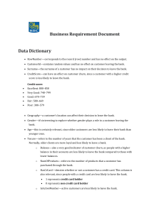 RBC Business Requirement Document