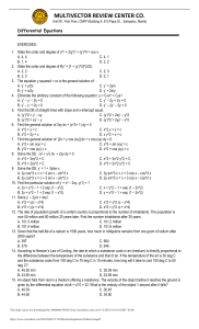 7. Differential Equations Problem Sets.pdf