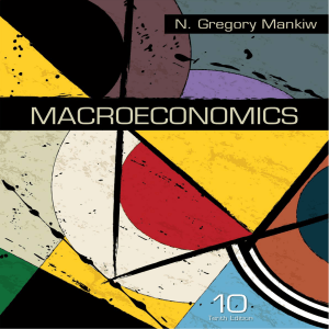 Macroeconomics textbook (N. Gregory Mankiw)
