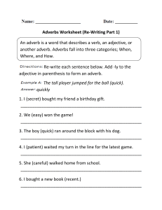 Adverbs-Re-Writing-P-1-Beginner
