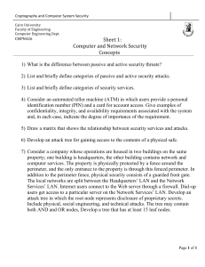 Security Sheet1