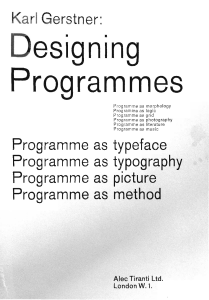 Designing-Programmes