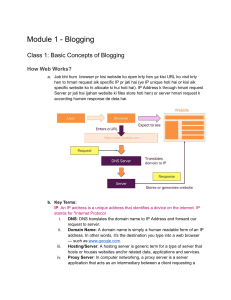 Basic Concepts of Blogging - Google Docs