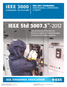 IEEE Electrical Safety Practice: Industrial & Commercial Power Systems