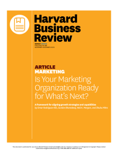 Is your marketing organization ready for whats next