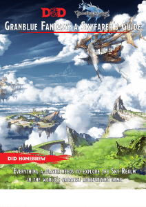 D&D 5E - Granblue Fantasy Skyfarers