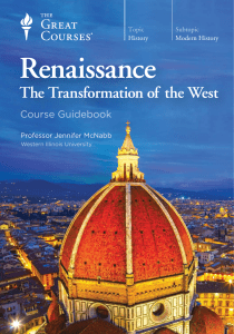 Renaissance - The Transformation of the West