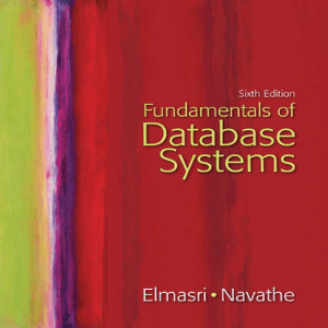 901331 Fundamentals of Database Systems, 6th Edition (0136086209)
