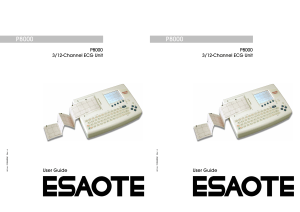 Esaote P8000 User Manual