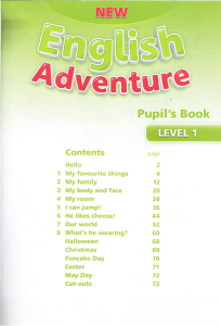 New English Adventure 1 Pupils Book