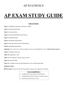 ap exam review packet