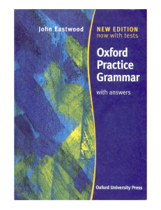 Oxford Practice Grammar: English Grammar Textbook