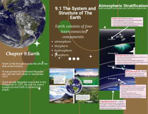 Chapter 9 Earth Science Pamphlet