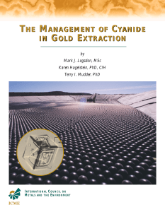 the management of cyanide in gold extraction the management of cyanide in gold extraction ( PDFDrive )