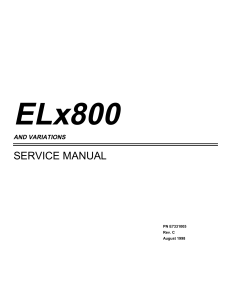 Biotek ELx800 - Service manual