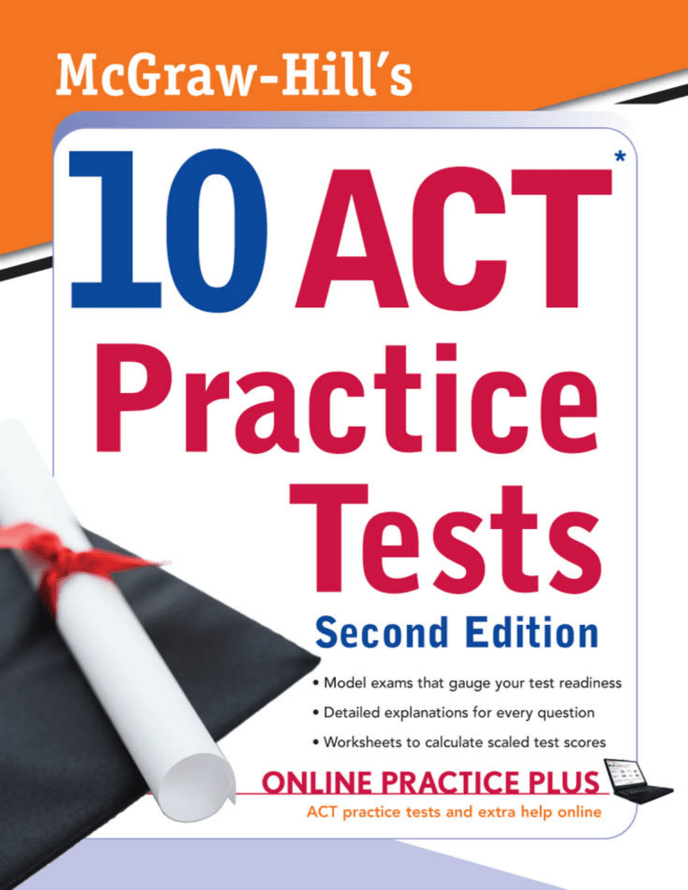 10 ACT Practice Tests McGraw Hill
