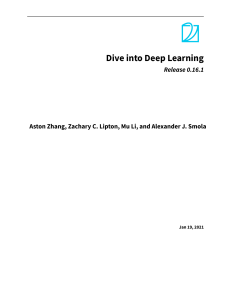 Dive into Deep Learning d2l-en