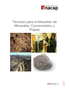 Apuntes Técnicas para el Muestreo de Minerales Concentrados y Pulpas