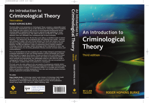 Criminological Theory 3rd Edition