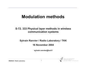 modulation methods