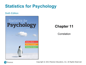 Correlation Stats for BeH Sciences Chapter 3