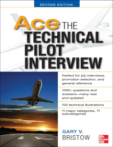 Ace the Technical Pilot Interview, Second Edition